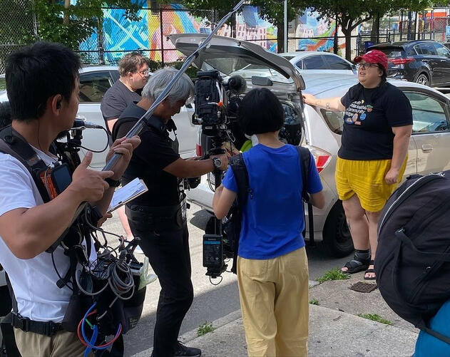 Filming in Philly Filming in Philly